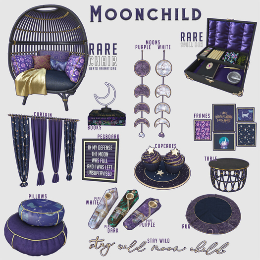 Second Life Marketplace - [Kres] Moonchild - Pipe - White